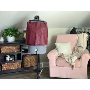 Hollister Leather Skirt